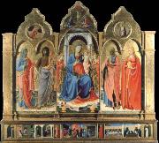 Fra Angelico Virgin and child Enthroned with Four Saints USA oil painting artist